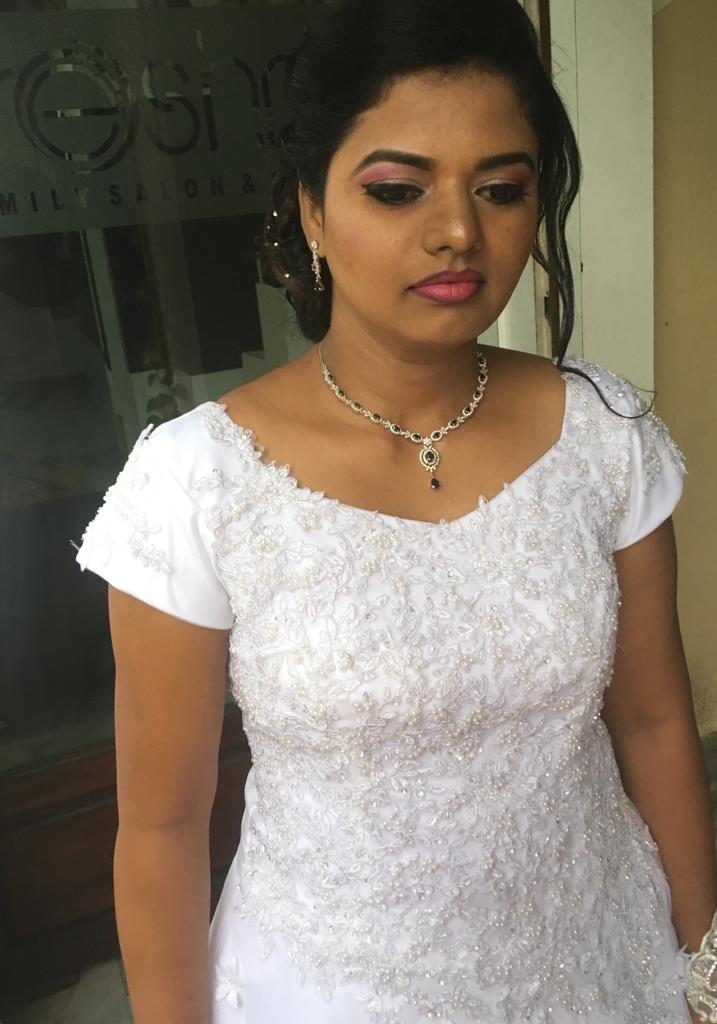 Christian bride styled at the Freshh Family Salon studio
